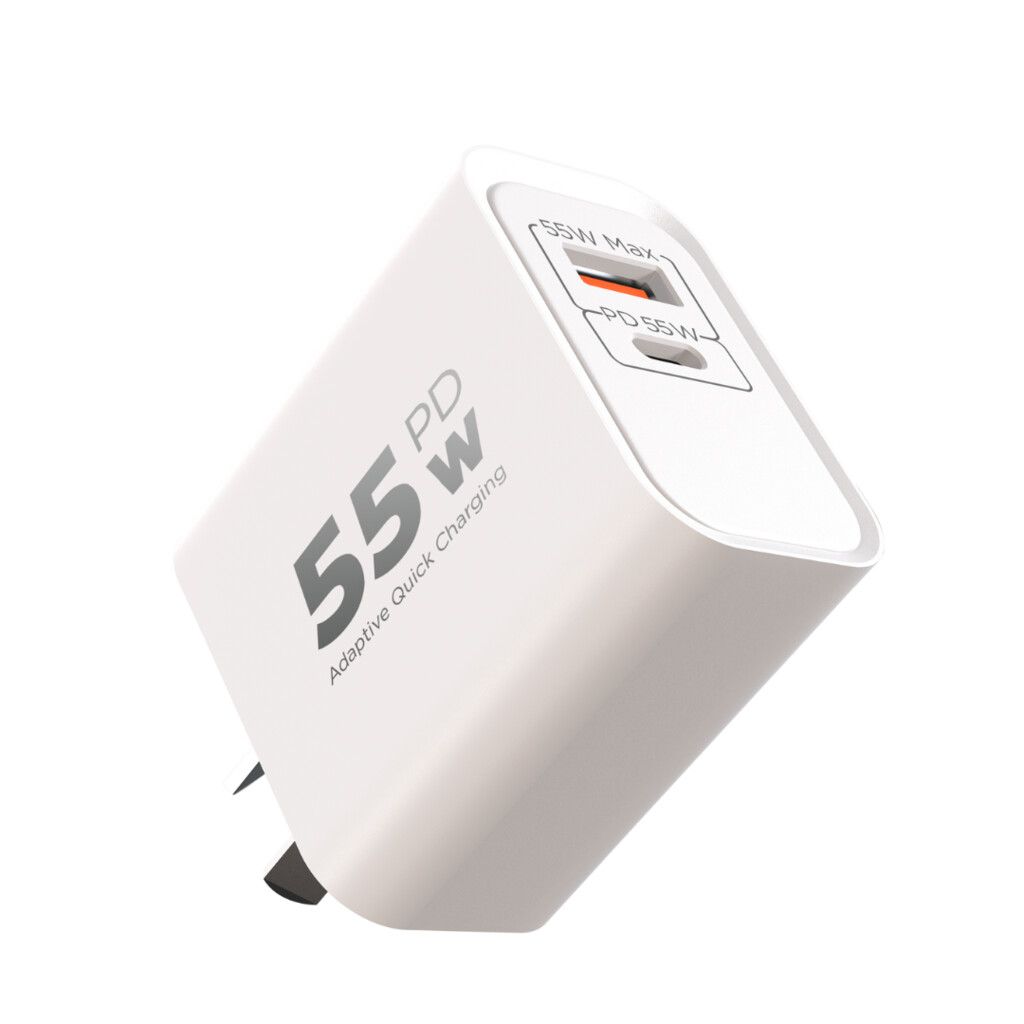 ADAPTADOR-CARGADOR 220V MODX-516 HYPER - 5,4A - 1USB + 1TC - XAEA - BLANCO - Imagen 2